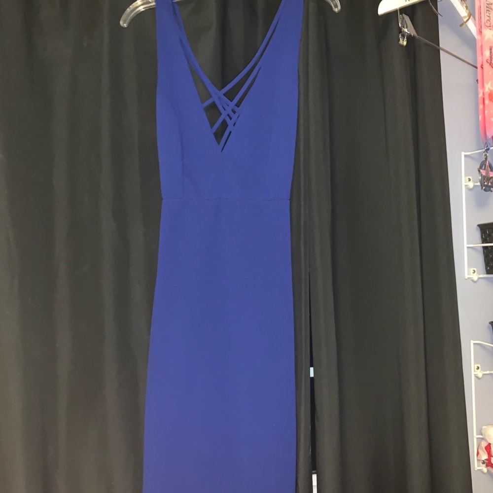 windsor royal blue bodycon dress homecoming